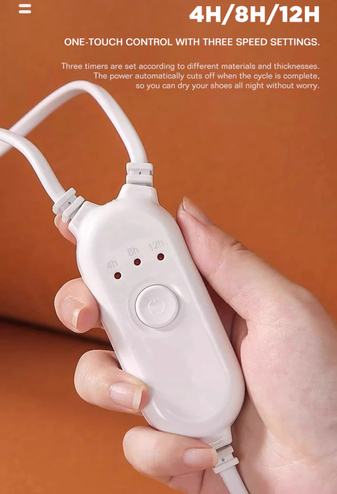 Dreepor timer remote with 4h 8h 12h settings
